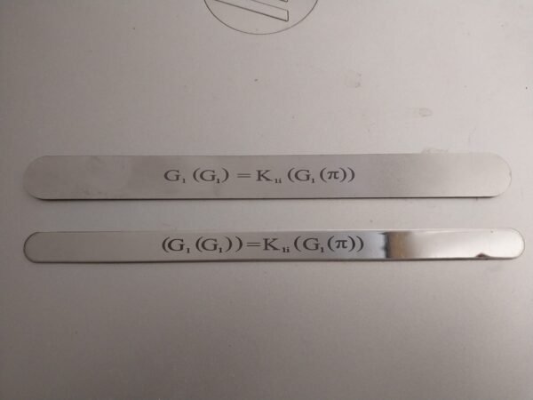 2-Dos brazaletes de acero inoxidable grabados con secuencias numéricas de Grigori Grabovoi