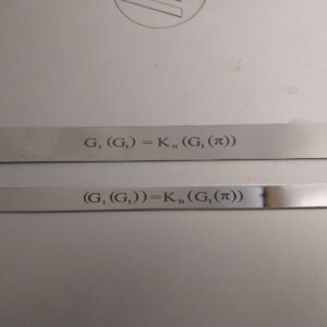 2-Dos brazaletes de acero inoxidable grabados con secuencias numéricas de Grigori Grabovoi